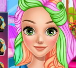 Rapunzel Dye Hair Design