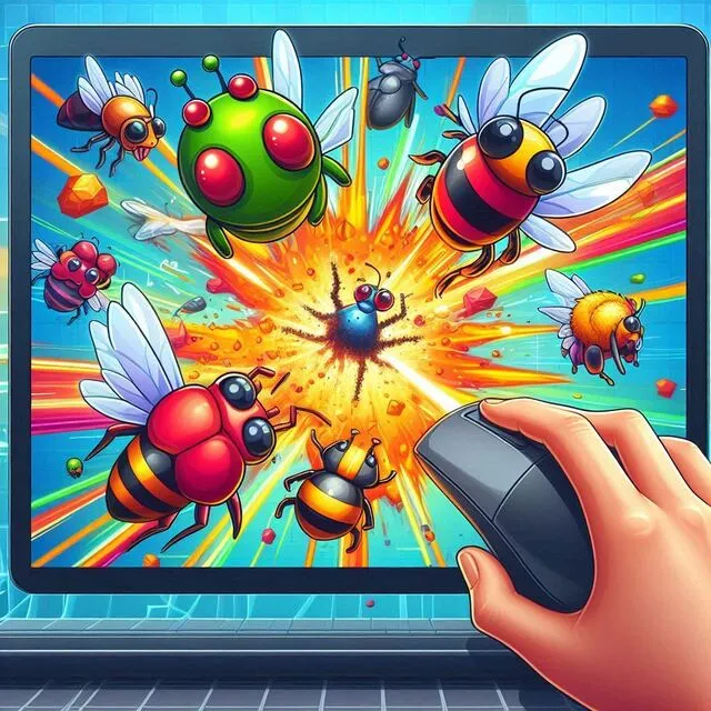 Imagen similar al juego BUG BLASTER 2D