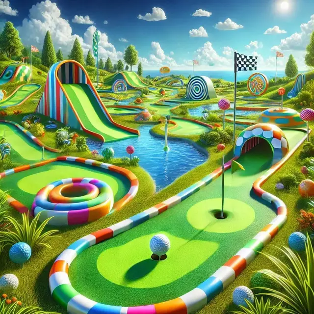 Imagen para simular el juego Minigolf