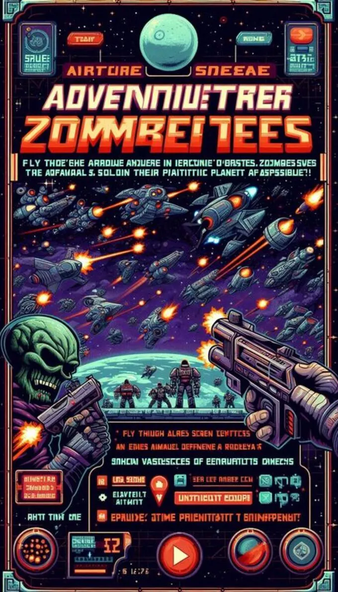 Imagen para el juego espacial Space Infinite Shooter zombies