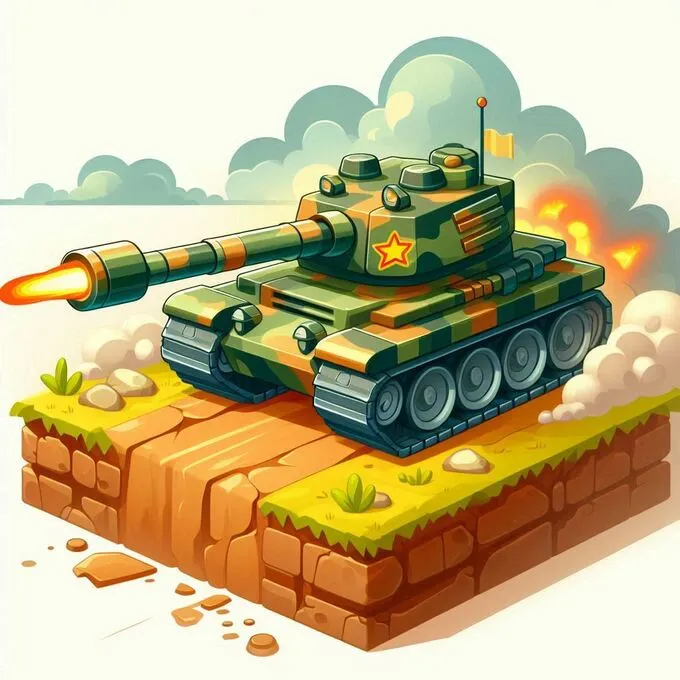 Tank Defender 3: Batalla de tanques defendiendo el territorio contra aviones enemigos y bombas.