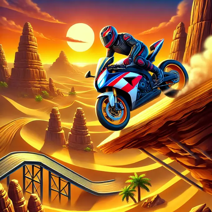 Ultimate Moto es un juego de conducción 2D desafiante. Usa las flechas izquierda y derecha para controlar la moto.