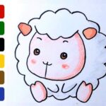 Baby sheep ColoringBook