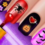 Glow Nails Halloween