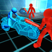 Stickman Neon Motorcycle Racing