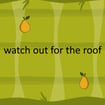 watch out for the roof